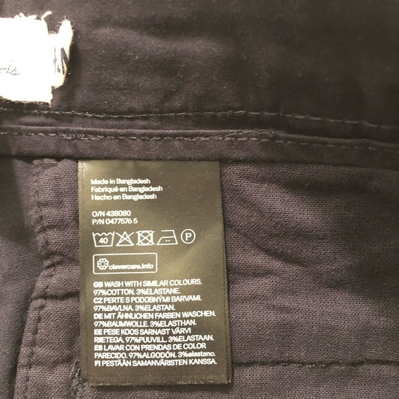 L.O.G.G. H&M Chino Shorts Black - Picture 6 of 8